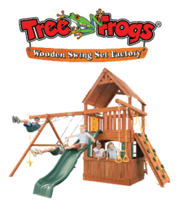 TreeFrogs Wooden Swingsets