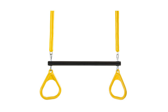 Swing Kingdom Trapeze Bar & Rings - Yellow