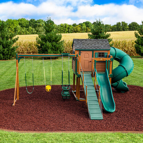 Nuplay Redwood Rubber Mulch