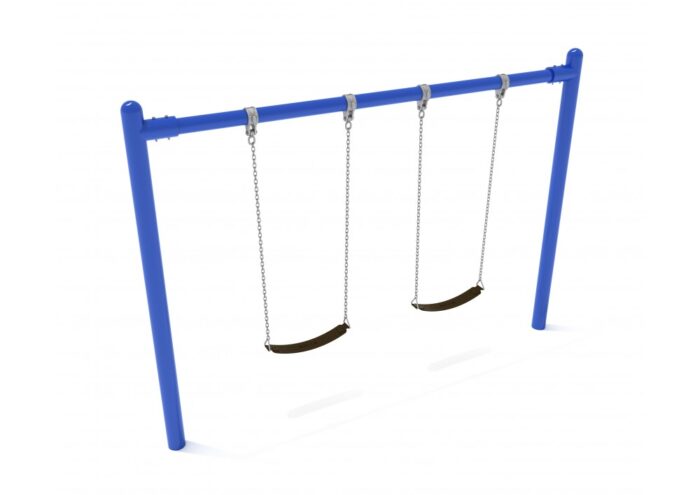 8 feet high Elite Single Post Swing - 1 Bay
