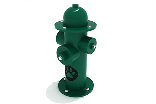 Dog Park Faux Fire Hydrant - Green