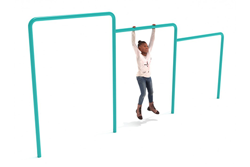Triple Uneven Agility Bars
