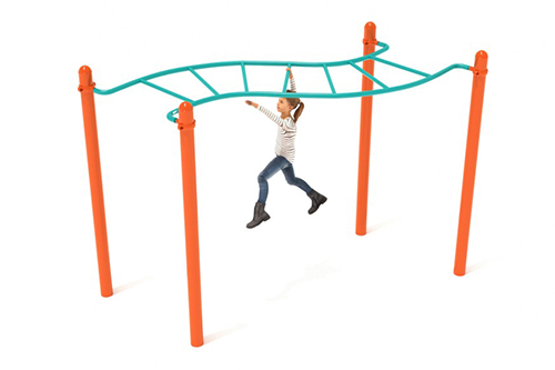Wavy Overhead Scaling Ladder