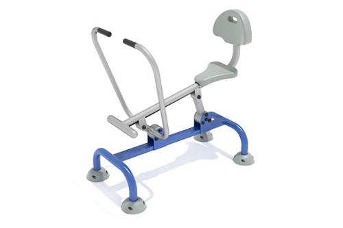 Single Station Rower with Back